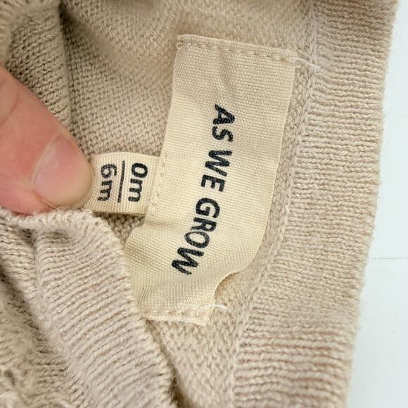 As We Grow Baby Alpaca Blend Knit Sweater Romper - Picture 3 of 5